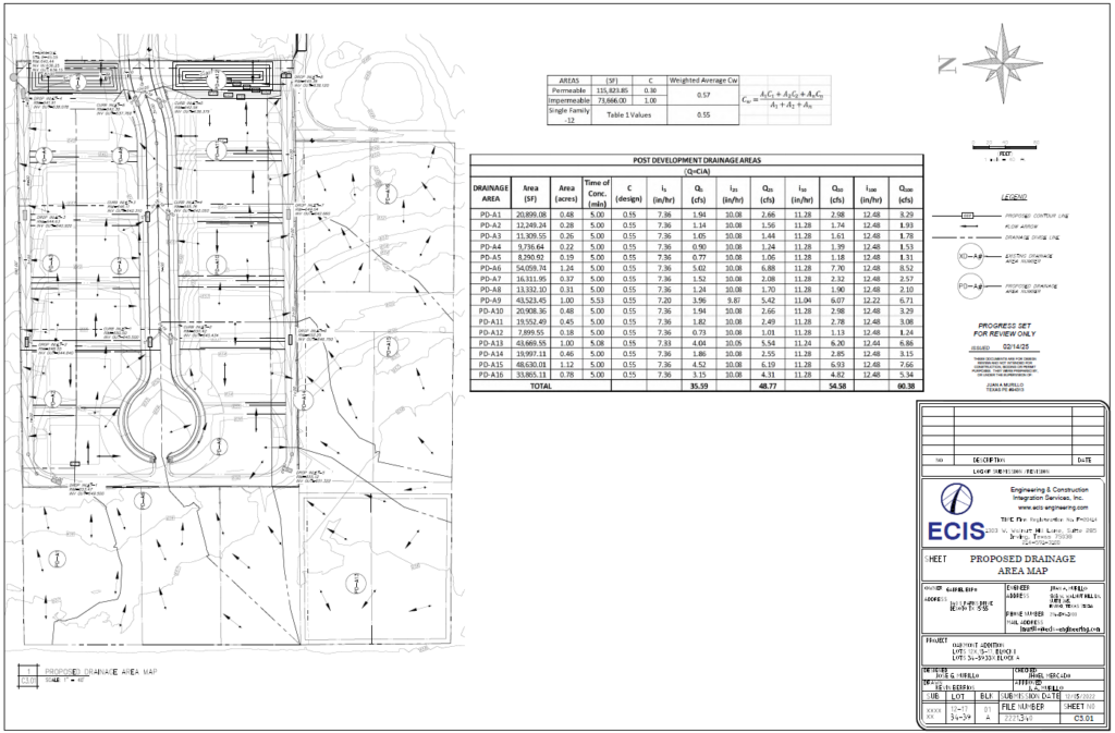 Proposed Drainage Plan