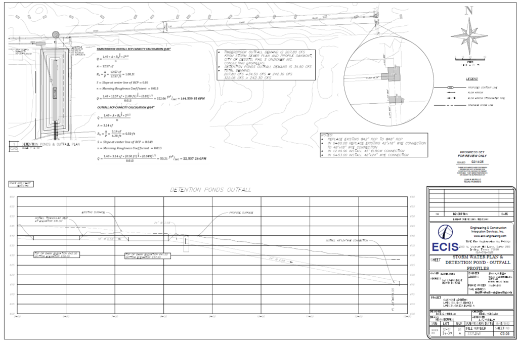 Outfall Plan & Details